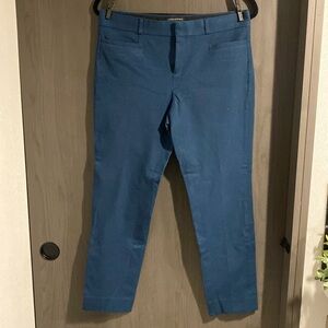 Banana Republic Factory Deep Turquoise Slim Fit Ankle Pant